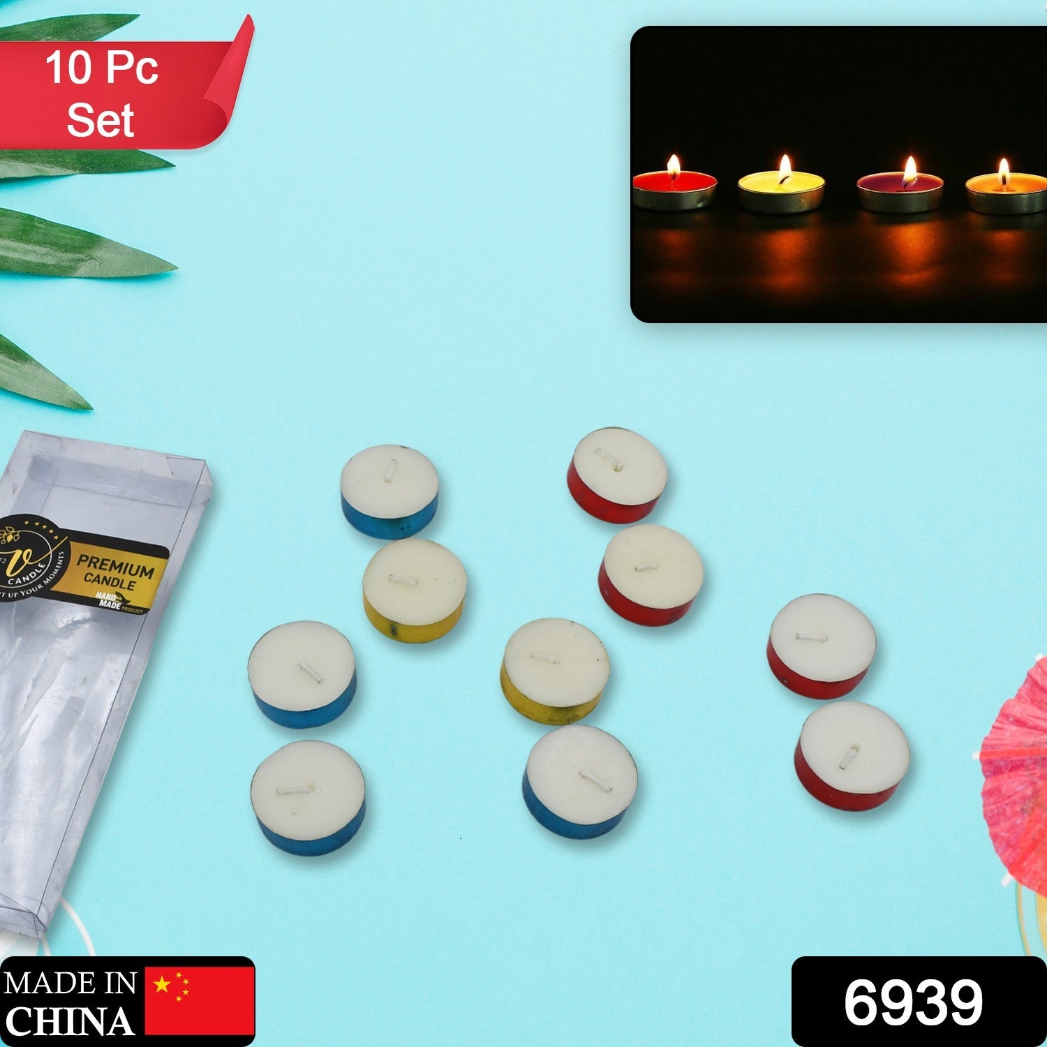 6939 DECORATIVE COLOR CANDLE LIGHT CANDLE PERFECT FOR GIFTS, HOME, ROOM, BIRTHDAY, ANNIVERSARY DECORATIVE CANDLES (10 Pc Set) 6939 DECORATIVE COLOR CANDLE LIGHT CANDLE PERFECT FOR GIFTS, HOME, ROOM, BIRTHDAY, ANNIVERSARY DECORATIVE CANDLES (10 Pc Set)